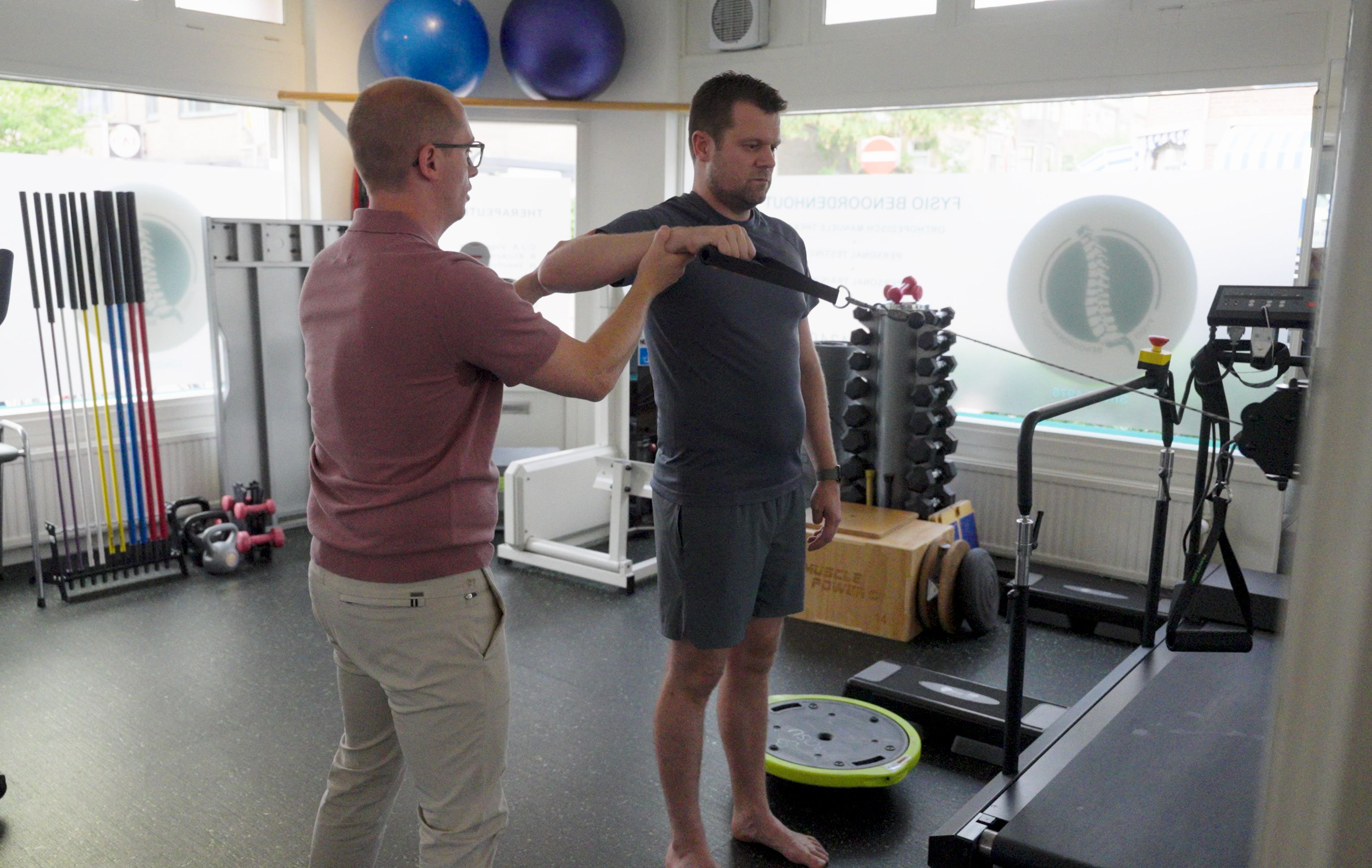 Trainingsruimte van Grip Healthcare in Benoordenhout