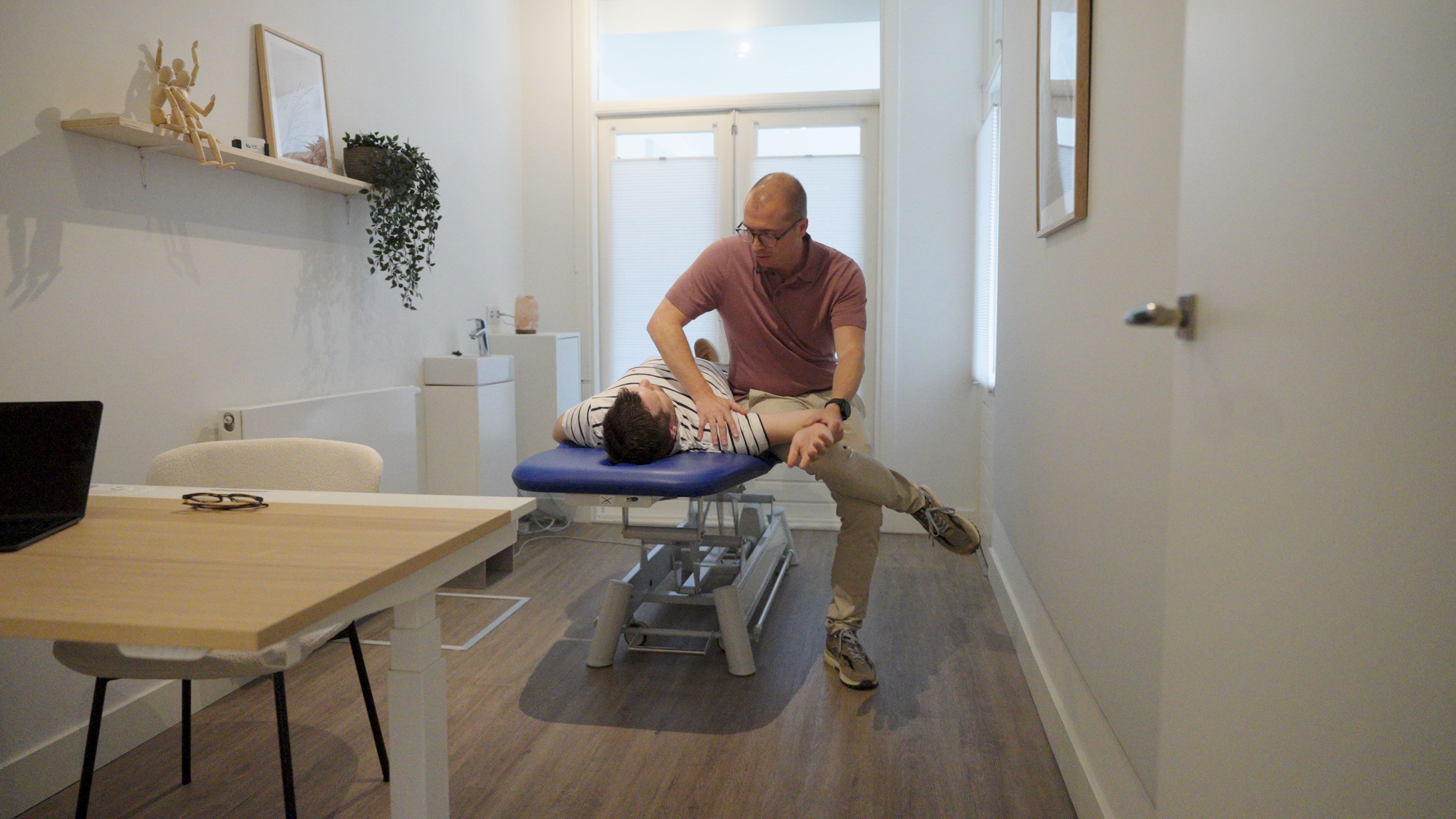 Bewegingsonderzoek tijdens een intake bij Grip Healthcare